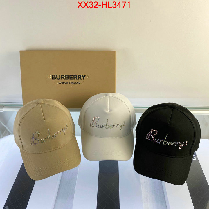 Cap (Hat)-Burberry,fake high quality , ID: HL3471,$: 32USD