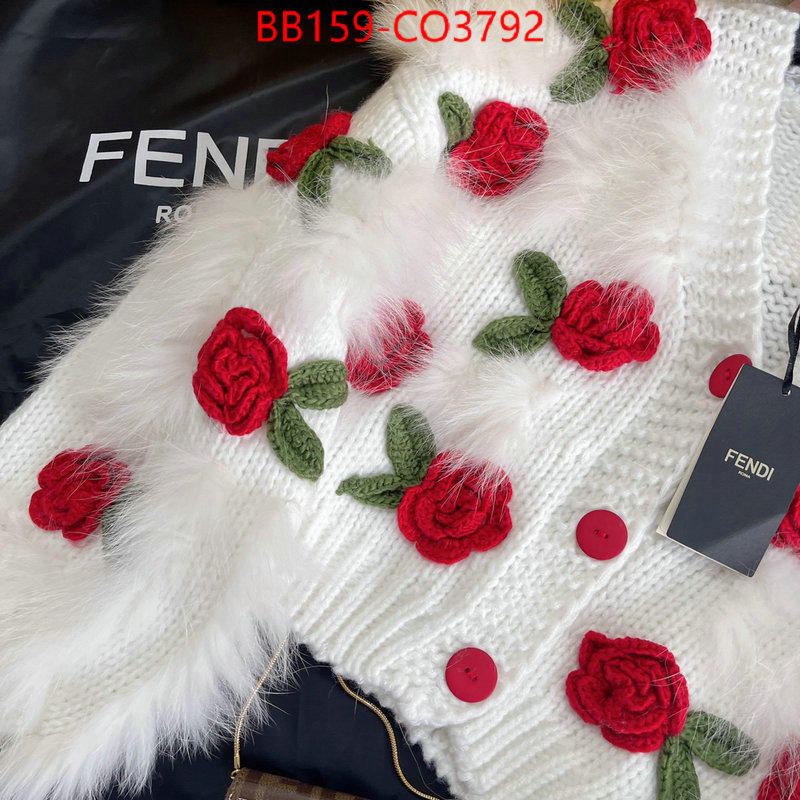 Clothing-Fendi,counter quality , ID: CO3792,$: 159USD