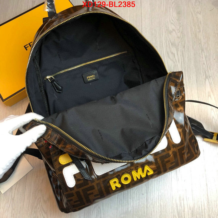 Fendi Bags(4A)-Backpack-,replica shop ,ID: BL2385,$:129USD