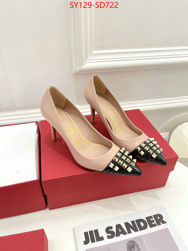 Women Shoes-Valentino,2023 replica wholesale cheap sales online , ID: SD722,$: 129USD