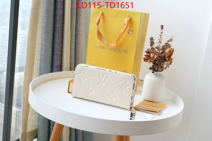 LV Bags(TOP)-Wallet,ID: TD1651,$: 115USD