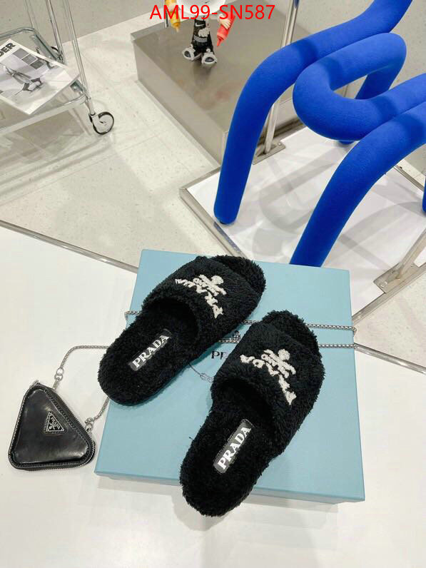 Women Shoes-Prada,wholesale 2023 replica , ID: SN587,$: 99USD