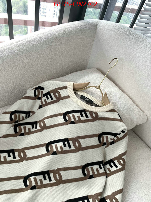 Clothing-Fendi,aaaaa replica , ID: CW2702,$: 75USD