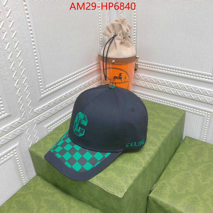 Cap (Hat)-Celine,mirror copy luxury , ID: HP6840,$: 29USD