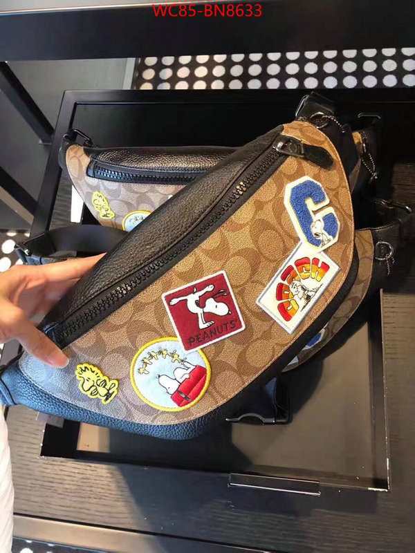 Coach Bags(4A)-Belt Bag-Chest Bag--,unsurpassed quality ,ID: BN8633,$: 85USD