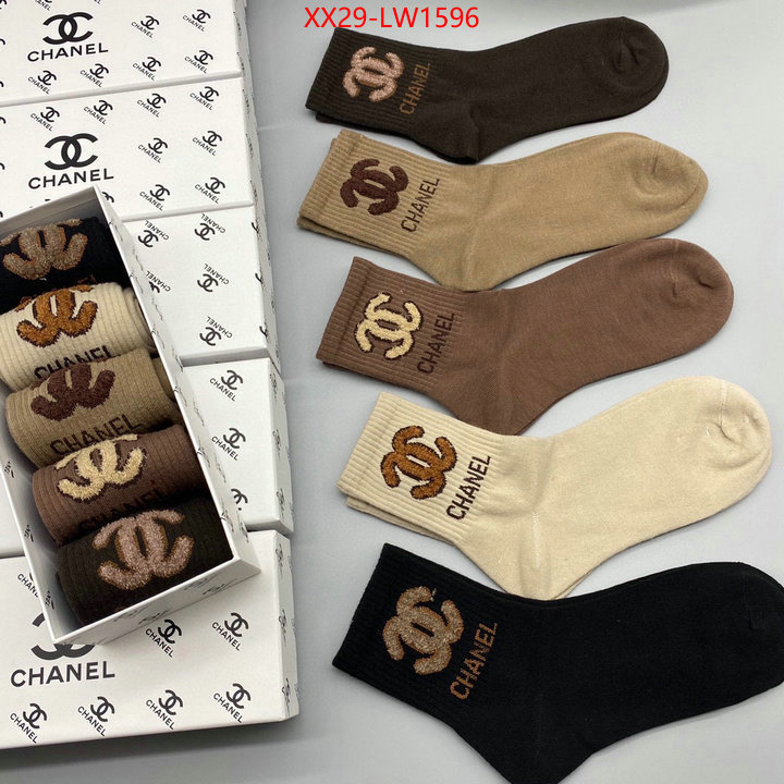 Sock-Chanel,where can i buy the best 1:1 original , ID: LW1596,$: 29USD