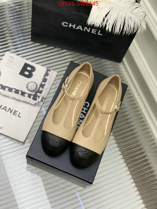 Women Shoes-Chanel,7 star quality designer replica , ID: SW6345,$: 125USD