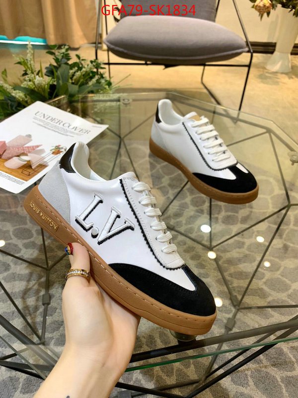 Women Shoes-LV,cheap high quality replica , ID: SK1834,$:79USD