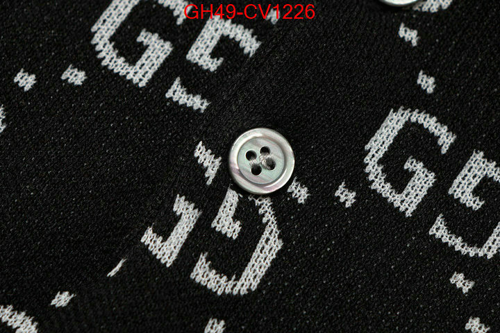 Clothing-Gucci,cheap online best designer , ID: CV1226,$: 49USD