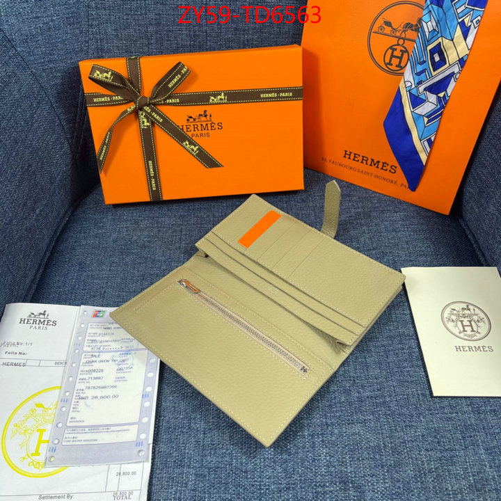 Hermes Bags(4A)-Wallet-,the best quality replica ,ID: TD6563,$: 59USD