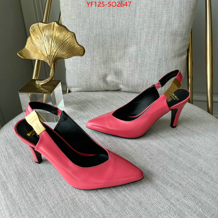 Women Shoes-Balmain,copy aaaaa , ID: SO2647,$: 125USD