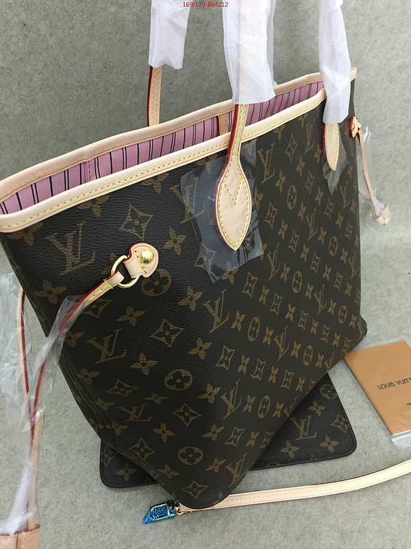 LV Bags(TOP)-Neverfull-,ID: BK4212,