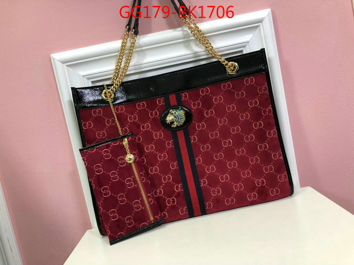 Gucci Bags(4A)-Handbag-,replica aaaaa designer ,ID: BK1706,$:179USD