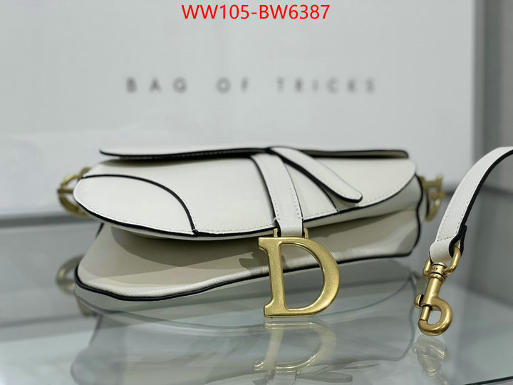 Dior Bags(4A)-Saddle-,ID: BW6387,$: 105USD