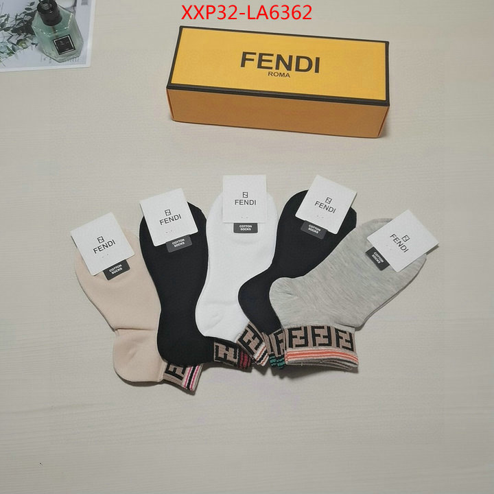 Sock-Fendi,wholesale designer shop , ID: LA6362,$: 32USD