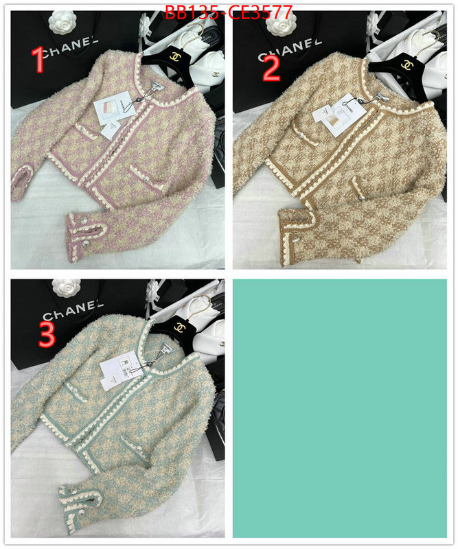 Clothing-Chanel,customize the best replica , ID: CE3577,$: 135USD