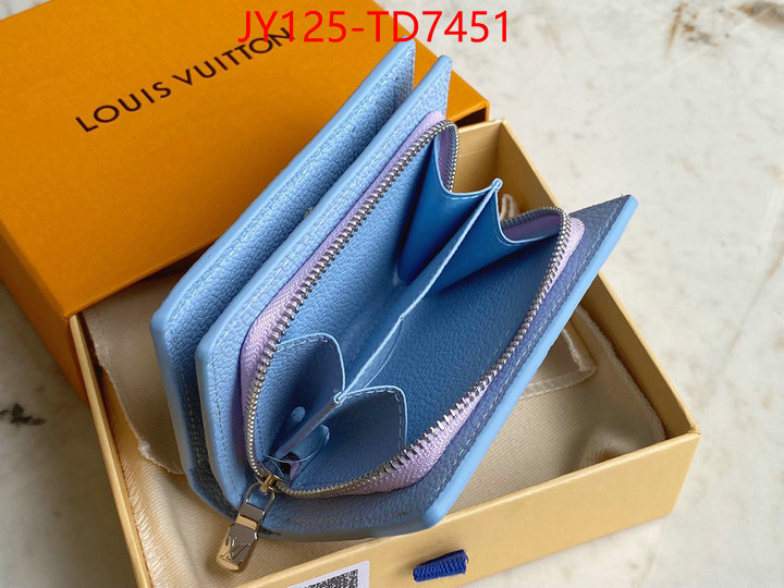 LV Bags(TOP)-Wallet,ID: TD7451,$: 125USD