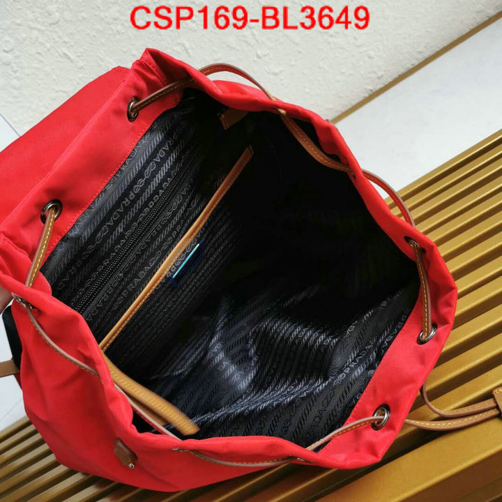 Prada Bags(TOP)-Backpack-,ID: BL3649,$: 169USD