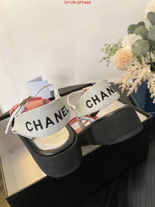 Women Shoes-Chanel,find replica , ID: SP7444,$: 129USD