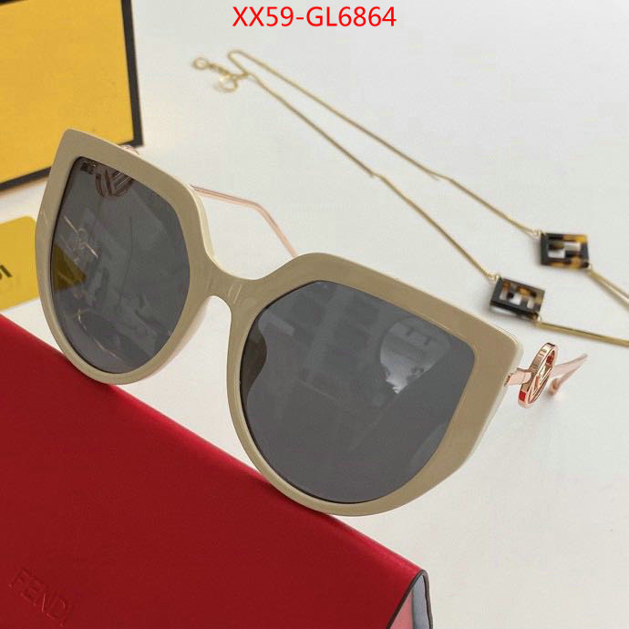 Glasses-Fendi,2023 perfect replica designer , ID: GL6864,$: 59USD