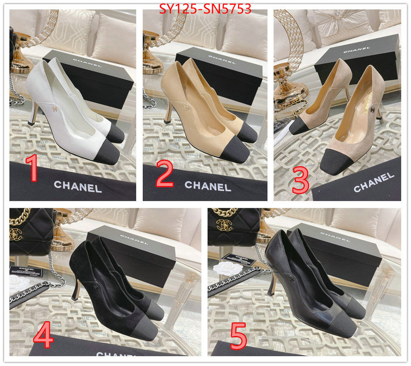 Women Shoes-Chanel,knockoff highest quality , ID: SN5753,$: 125USD