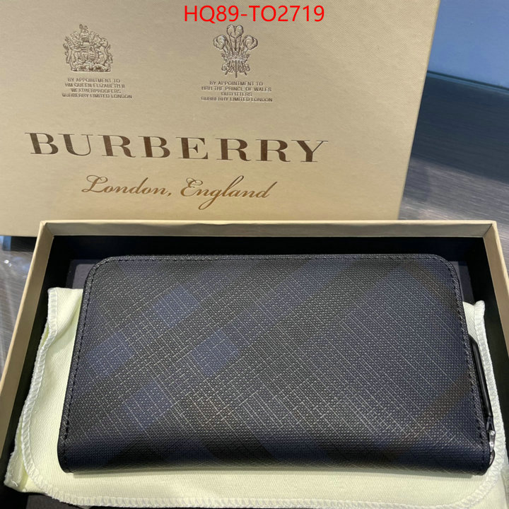Burberry Bags(4A)-Wallet,replica 1:1 high quality ,ID: TO2719,$: 89USD