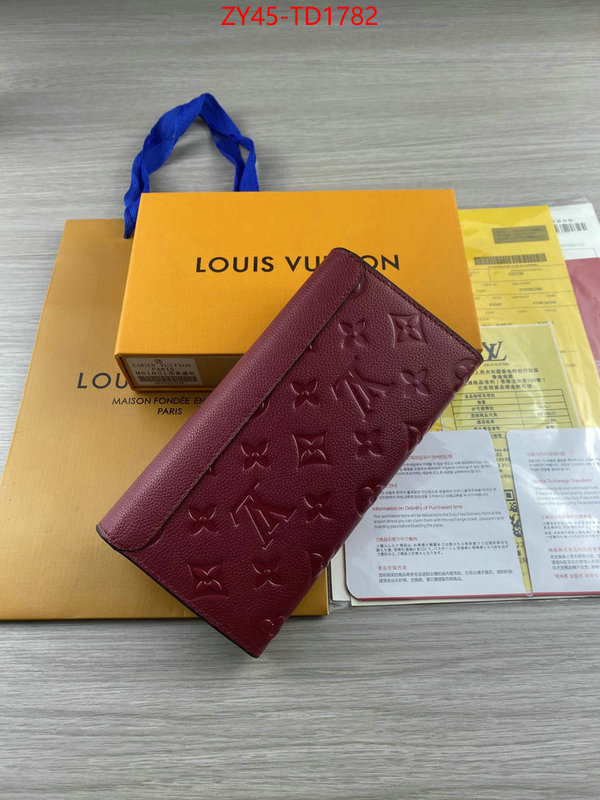 LV Bags(4A)-Wallet,ID: TD1782,$: 45USD