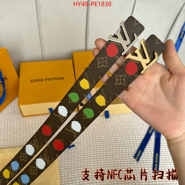 Belts-LV,replica for cheap , ID: PE1838,$: 49USD