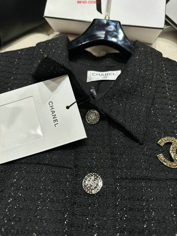 Clothing-Chanel,luxury shop , ID: CE5078,$: 165USD