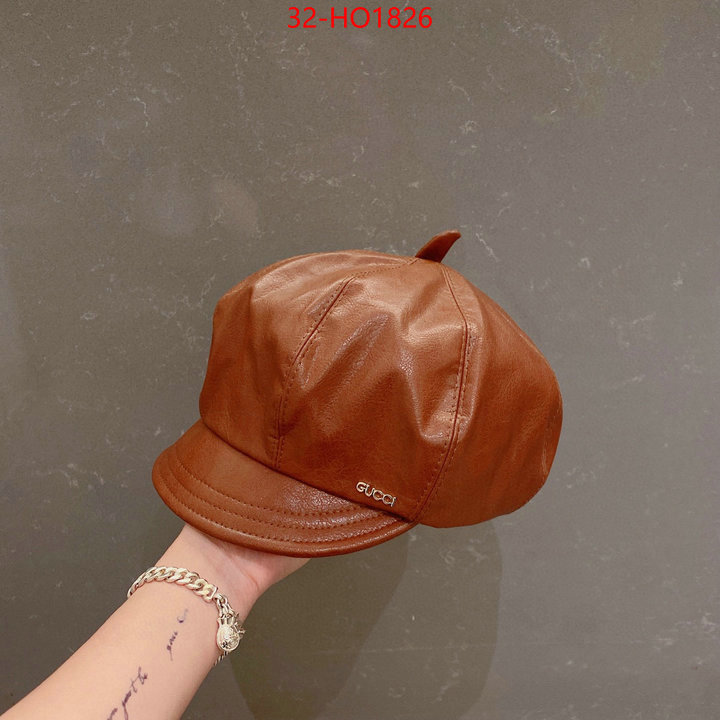 Cap (Hat)-Gucci,high quality 1:1 replica , ID: HO1826,$: 32USD