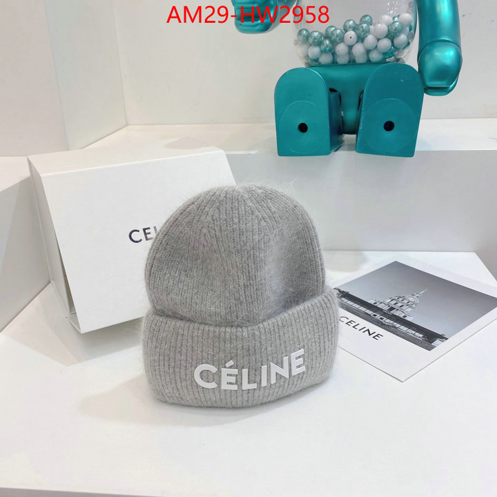 Cap (Hat)-Celine,buy first copy replica , ID: HW2958,$: 29USD