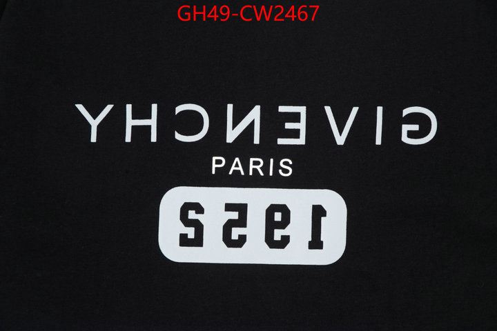 Clothing-Givenchy,buy best quality replica ,ID: CW2467,$: 49USD