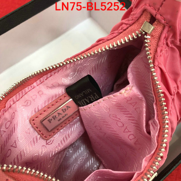 Prada Bags(4A)-Re-Edition 2000,designer high replica ,ID: BL5252,$: 75USD