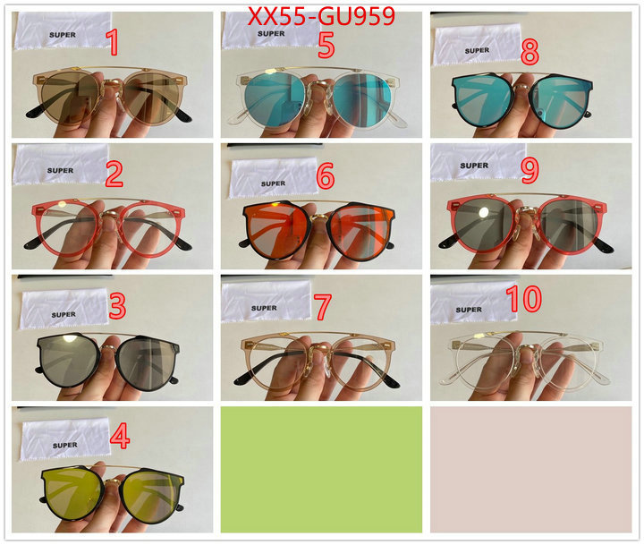 Glasses-Super,luxury fashion replica designers , ID: GU959,$: 55USD