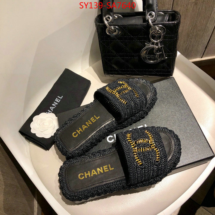 Women Shoes-Chanel,buy replica , ID: SA7640,$: 139USD