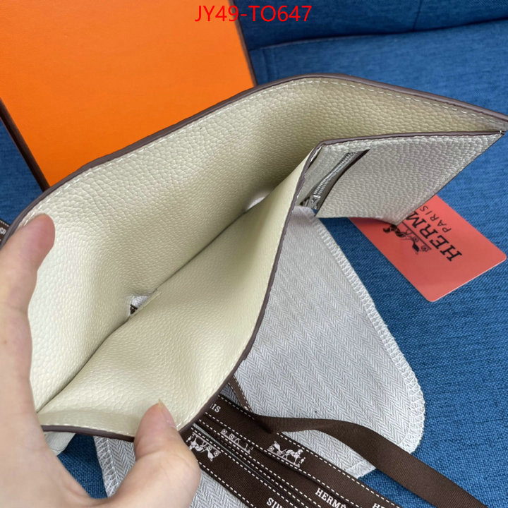 Hermes Bags(4A)-Wallet-,replica 1:1 high quality ,ID: TO647,$: 49USD