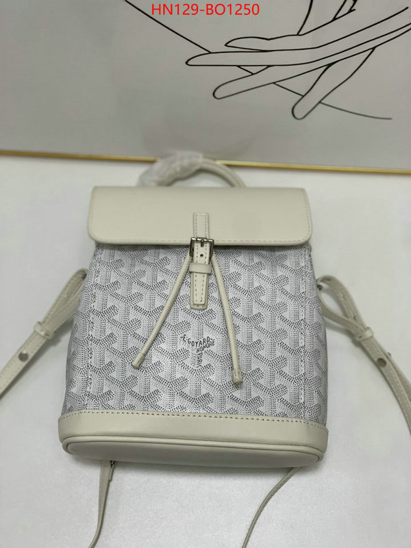 Goyard Bags(4A)-Backpack-,best fake ,ID: BO1250,$: 129USD