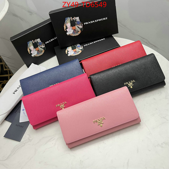 Prada Bags(4A)-Wallet,1:1 replica ,ID: TD6549,$: 49USD