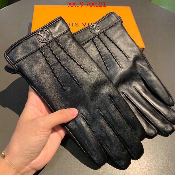 Gloves-LV,aaaaa+ quality replica , ID: AX121,$: 59USD