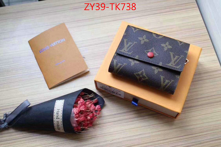 LV Bags(4A)-Wallet,ID: TK738,$:39USD