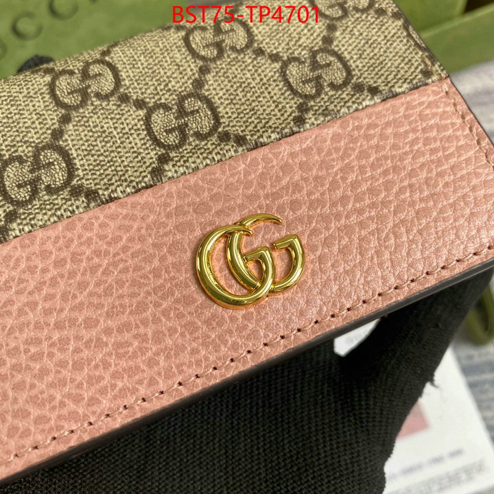 Gucci Bags(TOP)-Wallet-,ID: TP4701,$: 75USD