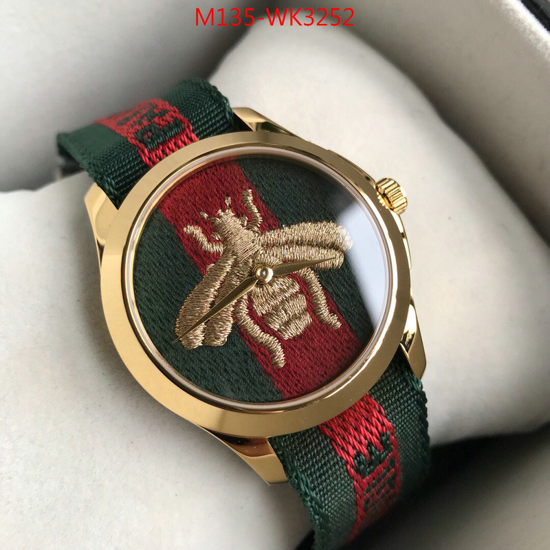 Watch(4A)-Gucci,online from china , ID: WK3252,$:135USD