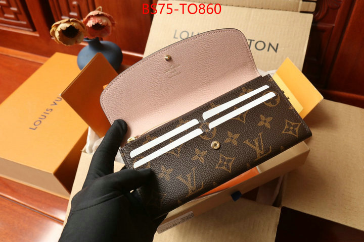 LV Bags(TOP)-Wallet,ID: TO860,$: 75USD