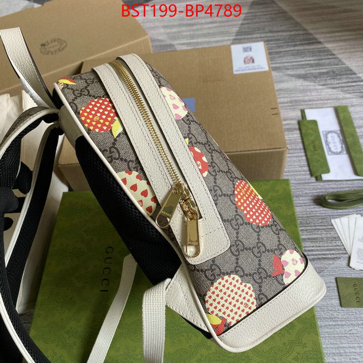 Gucci Bags(TOP)-Backpack-,replcia cheap from china ,ID: BP4789,$: 199USD