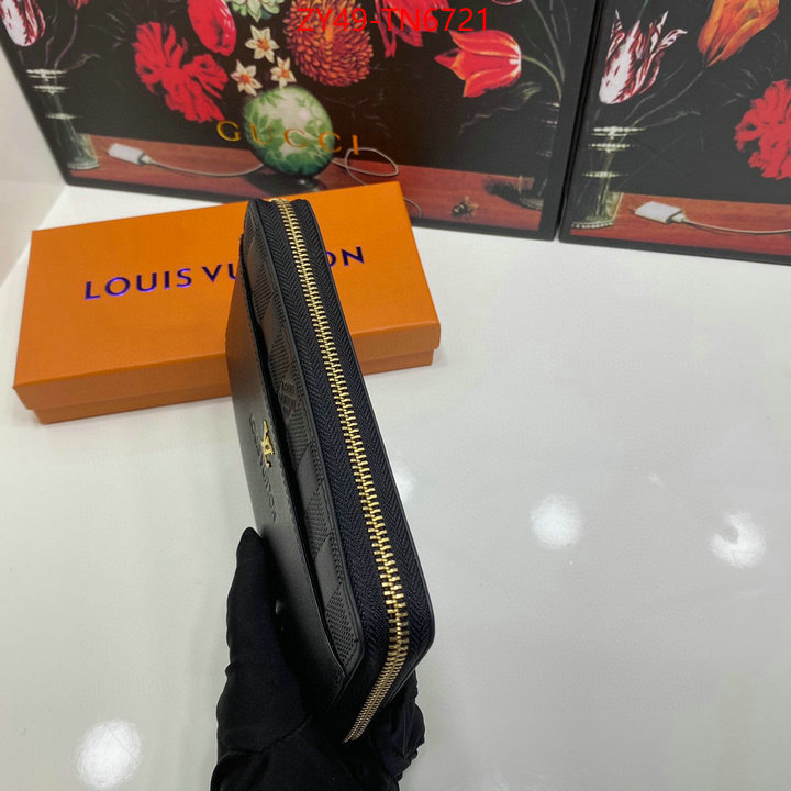 LV Bags(4A)-Wallet,ID: TN6721,$: 49USD