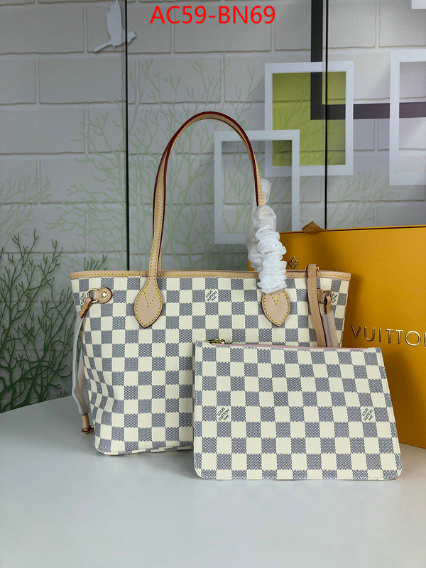 LV Bags(4A)-Neverfull-,online from china designer ,ID: BN69,$: 59USD