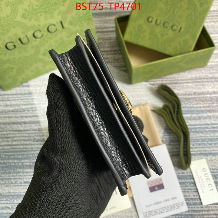 Gucci Bags(TOP)-Wallet-,ID: TP4701,$: 75USD