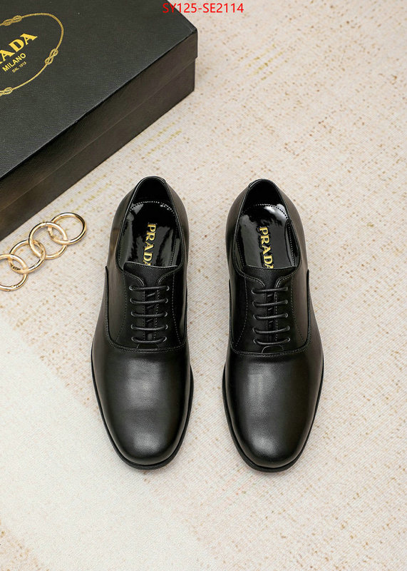 Men Shoes-Prada,aaaaa+ replica designer , ID: SE2114,$: 125USD