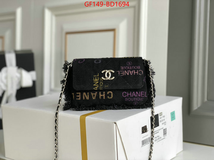 Chanel Bags(TOP)-Diagonal-,ID: BD1694,$: 149USD