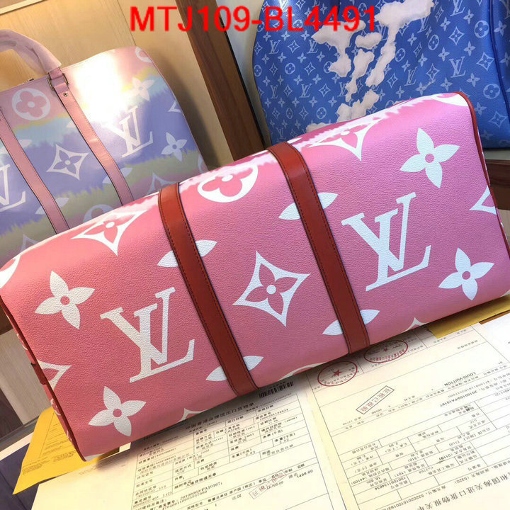 LV Bags(4A)-Keepall BandouliRe 45-50-,is it ok to buy replica ,ID: BL4491,$: 109USD